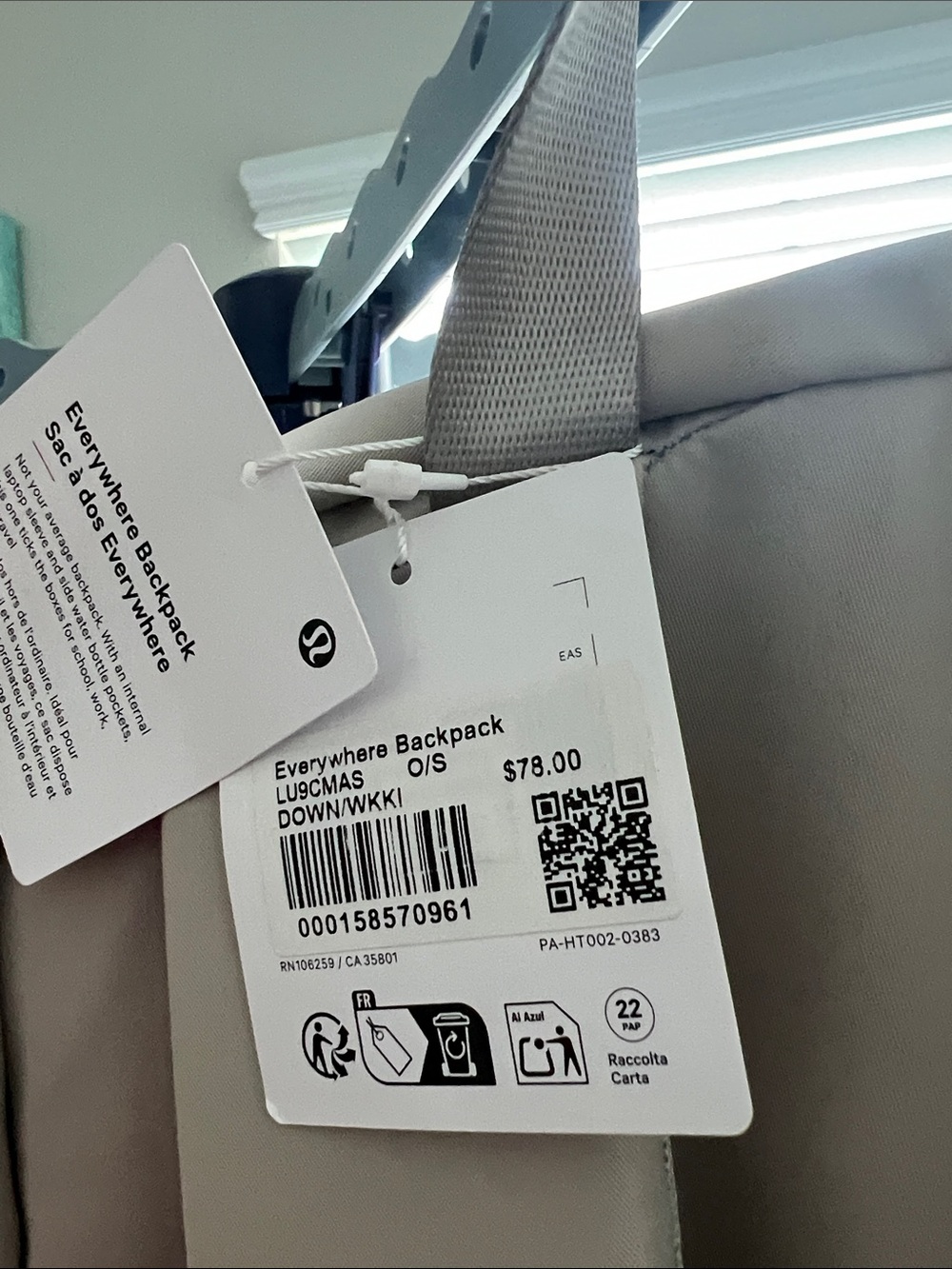 lululemon athletica Backpack in Taupe Neutral - Picture 9 of 10